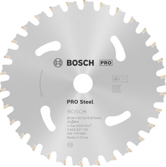 Cirkelzaagblad | Standard for Steel | 136 mm | T30 2608837745