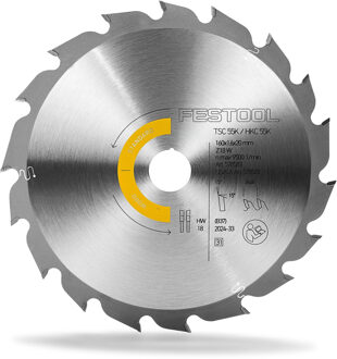 Cirkelzaagblad Wood Standard HW | 160x1,6x20 | W18 - 578583