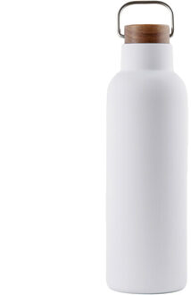 Ciro gerecycleerde 800ml geïsoleerde waterfles - maat One size Wit