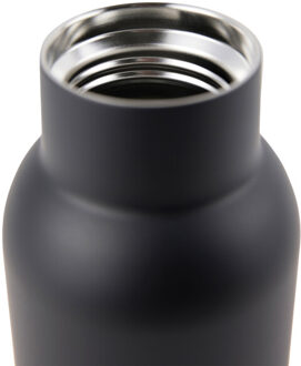 Ciro gerecycleerde 800ml geïsoleerde waterfles - maat One size Zwart