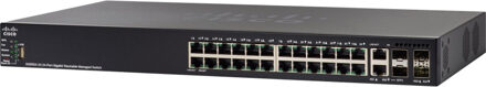 Cisco SG550X-24-K9 Managed L3 Gigabit Ethernet (10/100/1000) Zwart 1U