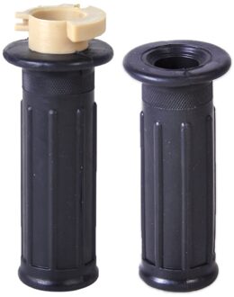 Citall 1 Paar Black Motorcycle Handgrepen Bar Grips Stuur Gasklep Gaspedaal Fit Voor Yamaha PW50 Peewee Pw 50 Rubber & plastic