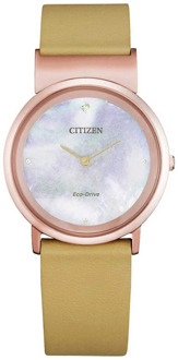 Citizen Ambiluna Horloge - Citizen dames horloge - Roségoud - diameter 31 mm - Titanium