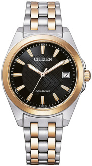 Citizen Classic Horloge - Citizen dames horloge - Bicolor Rosé - diameter 33.5 mm - roestvrij staal