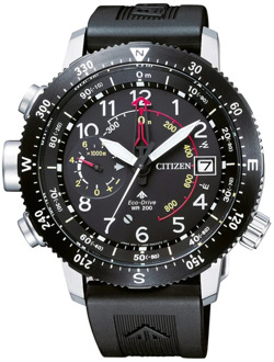 Citizen Promaster Altichron Horloge - Citizen heren horloge - Zwart - diameter 46 mm - roestvrij staal