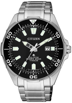 Citizen Promaster Sea Horloge - Citizen heren horloge - Zwart - diameter 44 mm - Titanium