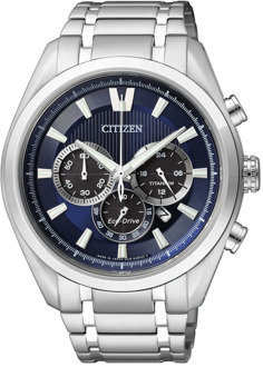 Citizen Super Titanio Blauwe wijzerplaat horloge Citizen , Blue , Heren - ONE Size