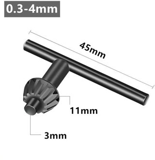 Citop Boorkop Micro 0.3-5Mm Taper Gemonteerd Boor Wrench Chuck Key Draaibank Accessoires Gebruik In Hamer Of boren 0.3-4mm