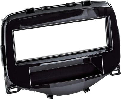 Citroen 1-DIN Paneel Citroën C1 - Peugeot 108 - Toyota Aygo 2014-> Kleur: Piano Zwart 28104015