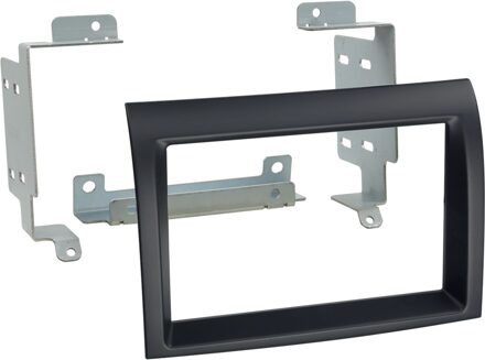 Citroen 2-DIN Paneel Fiat Ducato - Citroën Jumper - Peugeot Boxer - Kleur : Zwart 381094291