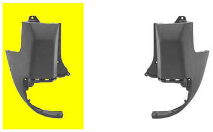 Citroen ACHTERBUMPER LINKS VALDEUR Primer(BUMPERhoek) 4052535