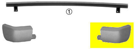 Citroen Achterbumper Rechts C15 0912544