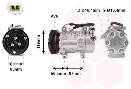 Citroen Airco Compressor 99-02 2.0 0900K207