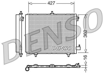 Citroen Airco condensor DCN21009
