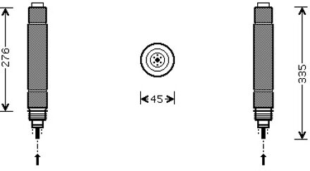 Citroen Airco Droger 0900D204