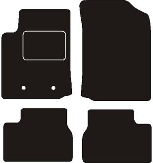 Citroen Automatten passend voor Citroen C3 2002-2009 4-delig MSN1362431