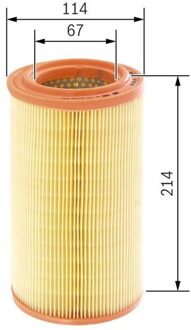 Citroen BOSCH Filtre a op 1457433077