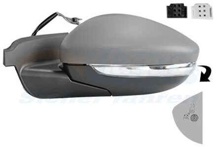 Citroen BUITENBuitenspiegel ELEKTRISCH VOLLEDIG LINKS 0959827