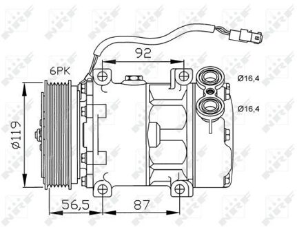 Citroen Compressor, airconditioning 32278