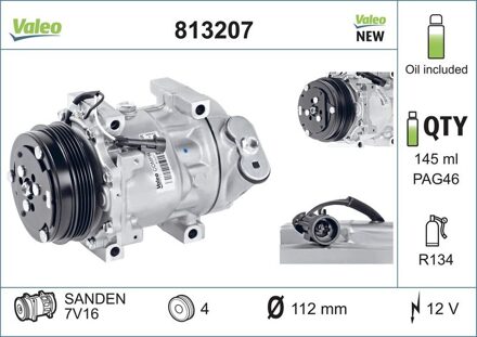 Citroen Compressor, airconditioning 813207