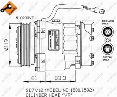 Citroen Compressor, airconditioning GENUINE 32219G