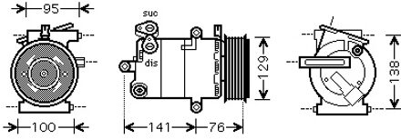 Citroen Compressor Transit7/jumper/boxer 06- 1800K417