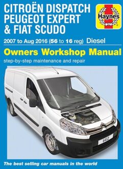 Citroen Dispatch, Peugeot Expert & FIAT Scudo Diesel ('07-Aug '16) 56 to 16