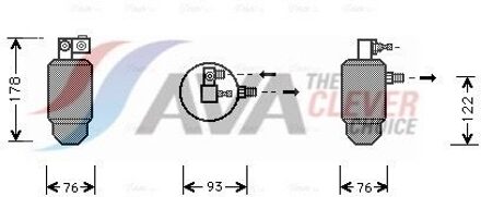 Citroen Droger, airconditioning CND164