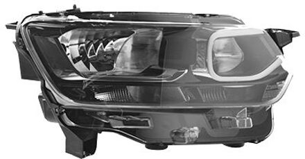 Citroen Dubbele koplamp voor rechts 0991962