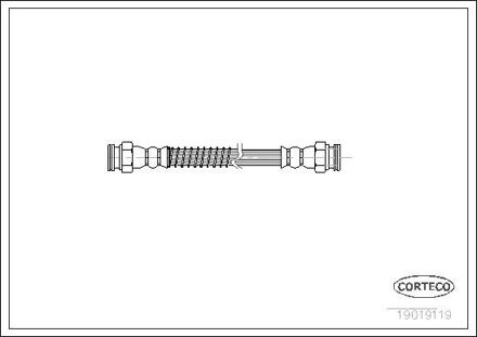 Citroen Flexible De Frein Psa Rear 19019119