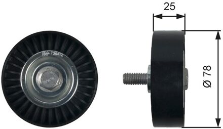 Citroen Geleide rol/omdraairol v-snaren DriveAlign® T36412