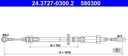 Citroen Handremkabel 24372703002