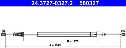 Citroen Handremkabel 24372703272