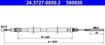 Citroen Handremkabel 24372708502