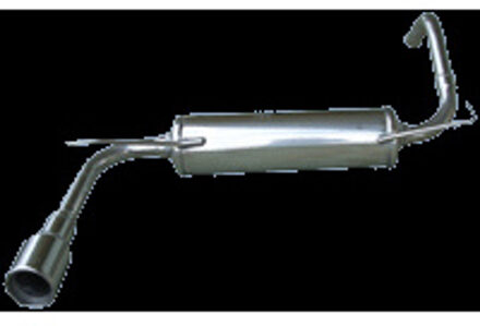 Citroen InoxCar uitlaat passend voor Citroën C1 1.0 (68pk) 2005- 102mm IXCIC101102