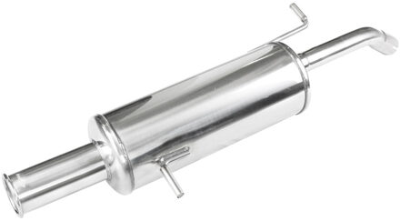 Citroen InoxCar uitlaat passend voor Citroen C2 1.6 16V VTR 110pk 2003- Ø 45 1x76mm Retro Style IXCIC203RT