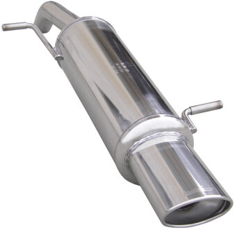 Citroen InoxCar uitlaat passend voor Citroën C2 1.6 16v VTS (122pk) 2003- 120x80mm IXCIC205120