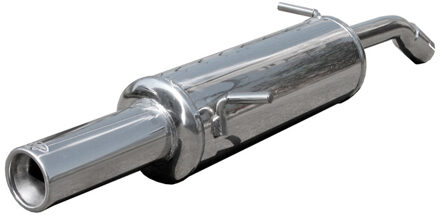 Citroen InoxCar uitlaat passend voor Citroën C3 1.4 16V 88pk 2001-2008 1x80mm IXCIC30580