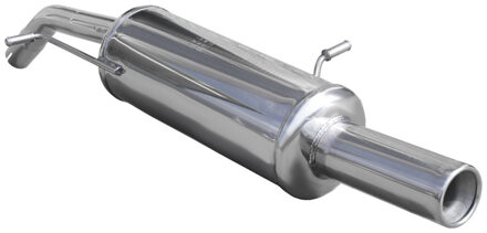 Citroen InoxCar uitlaat passend voor Citroën DS3 1.4 95pk 2010- Ø 45 1x80mm IXCIDS0480