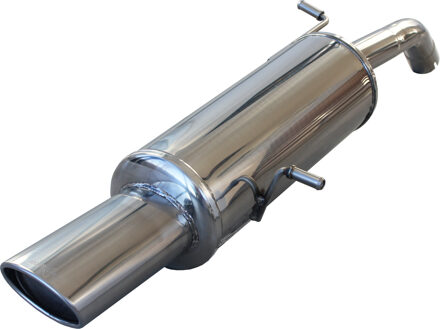 Citroen InoxCar uitlaat passend voor Citroën DS3 1.6 Turbo Racing (207pk) 2011- Ø55mm 120x80mm IXCIDS02120