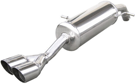 Citroen InoxCar uitlaat passend voor Citroën DS4 2.0 Hdi 163pk 2011- Ø 55 2x80mm Racing IXCIDS401RA