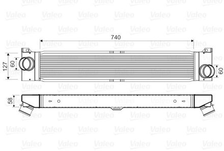 Citroen Intercooler, inlaatluchtkoeler 818569