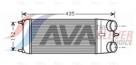 Citroen Intercooler, inlaatluchtkoeler CNA4252