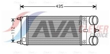 Citroen Intercooler, inlaatluchtkoeler PEA4353