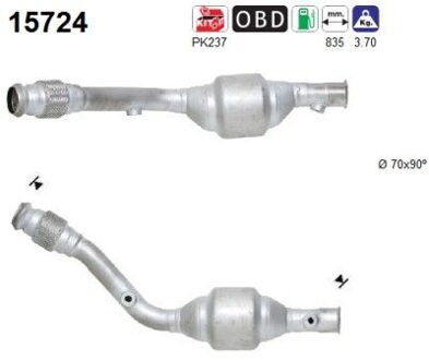 Citroen Katalysator 15724