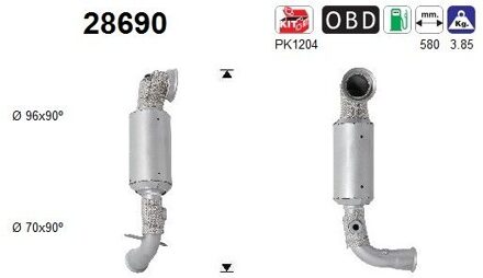 Citroen Katalysator 28690