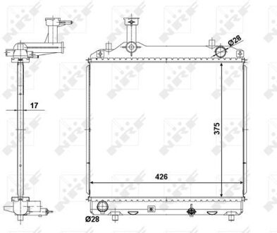 Citroen Koeler, aandrijfaccu 56062