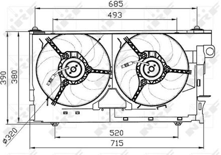 Citroen Koelventilator 47030