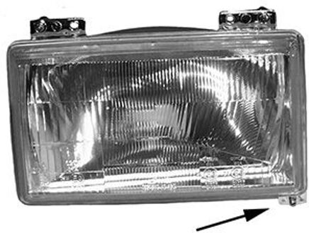 Citroen Koplamp Links 85+ H4+duplo