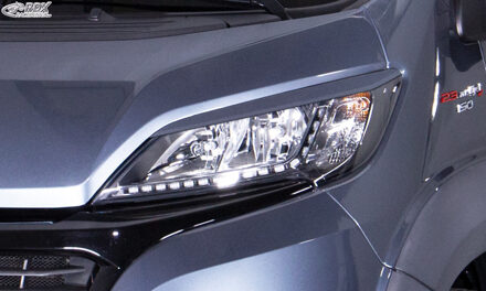 Citroen Koplampspoilers passend voor Citroën Jumper & Fiat Ducato & Opel Movano & Peugeot Boxer (ABS) RDKCI02